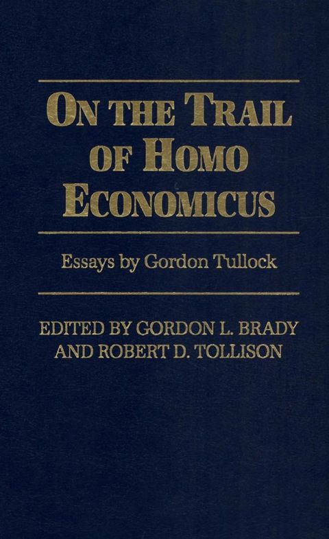 Cover image for book On the Trail of Homo Economicus