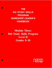 صورة الغلاف: Workshop Leader's Handbook: Level II Grades 8-10 9780810838321