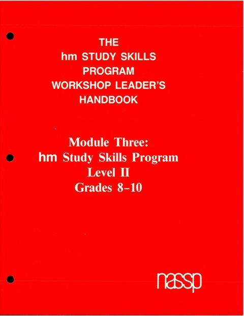 Cover image for book Workshop Leader's Handbook: Level II Grades 8-10