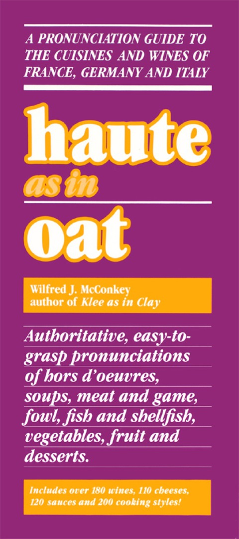 Cover image for book Haute as in Oat