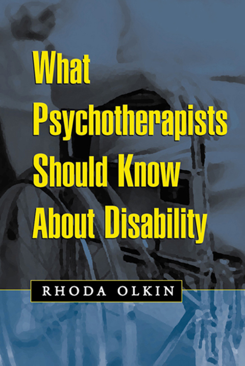 Cover image for book What Psychotherapists Should Know About Disability