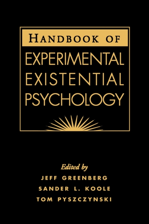 Cover image for book Handbook of Experimental Existential Psychology