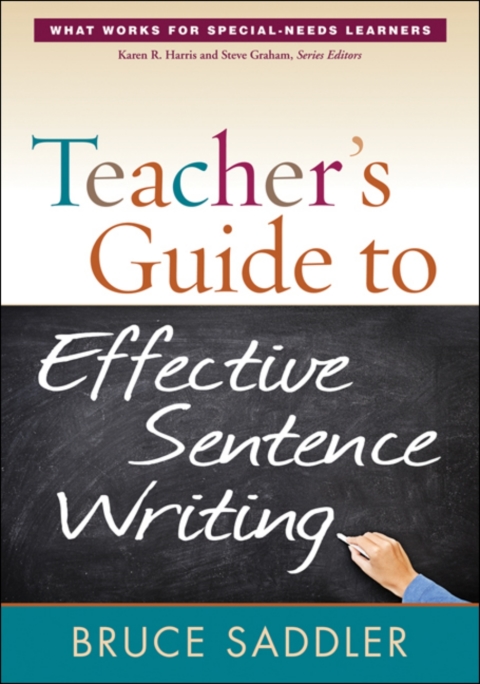 Cover image for book Teacher's Guide to Effective Sentence Writing