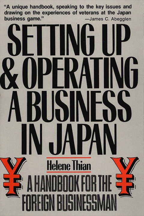 Cover image for book Setting Up & Operating a Business in Japan