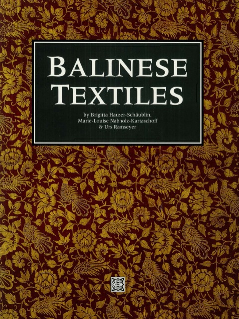 Cover image for book Balinese Textiles