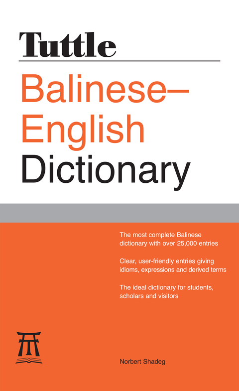 Cover image for book Tuttle Balinese-English Dictionary