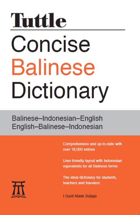 Cover image for book Tuttle Concise Balinese Dictionary