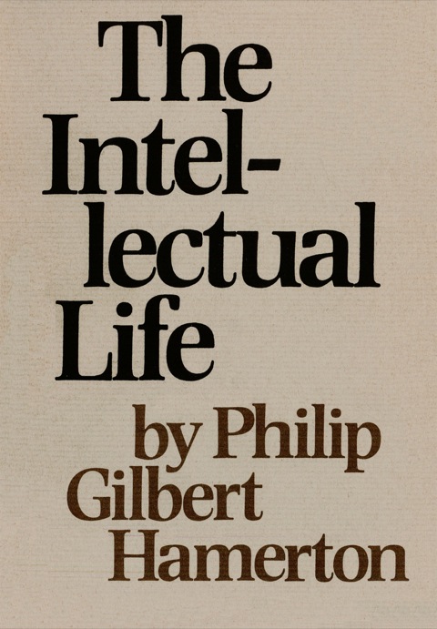 Cover image for book Intellectual Life