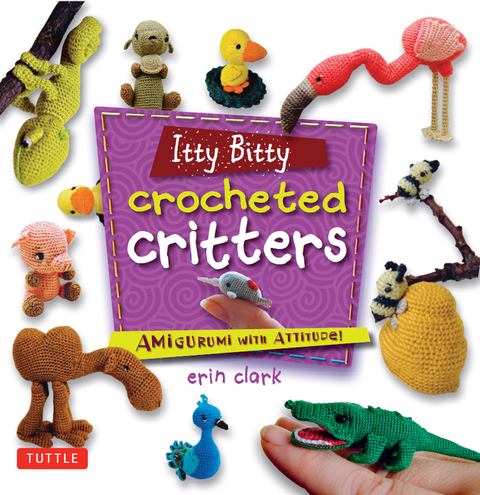 Cover image for book Itty Bitty Crocheted Critters