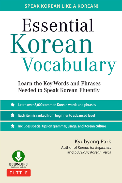 Cover image for book Essential Korean Vocabulary