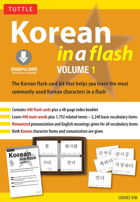 Cover image for book Korean in a Flash Kit Ebook Volume 1