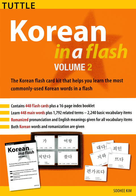 Cover image for book Korean in a Flash Kit Ebook Volume 2