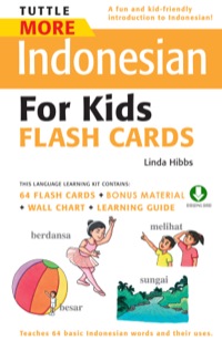 صورة الغلاف: Tuttle More Indonesian for Kids Flash Cards 9780804839877