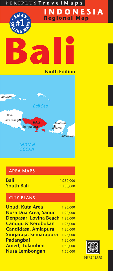 Cover image for book Bali Travel Map Ninth Edition