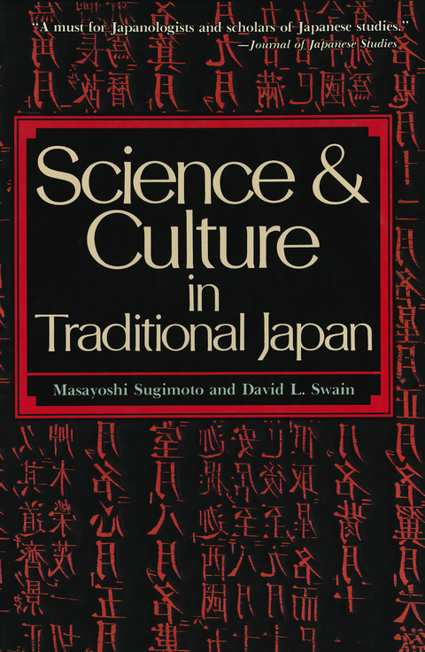 Cover image for book Science and Culture in Traditional Japan