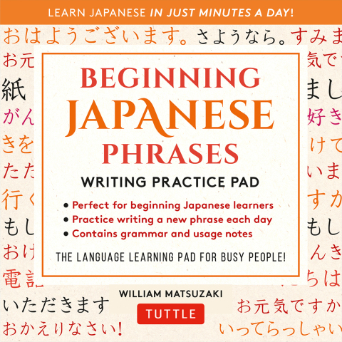 Cover image for book Beginning Japanese Phrases Language Practice Pad