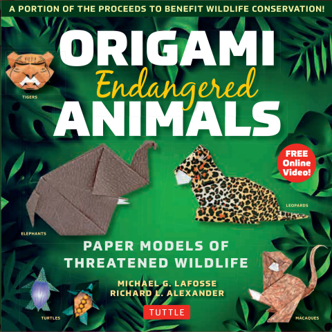 Cover image for book Origami Endangered Animals Ebook