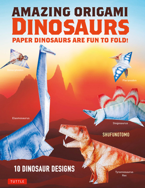 Cover image for book Amazing Origami Dinosaurs