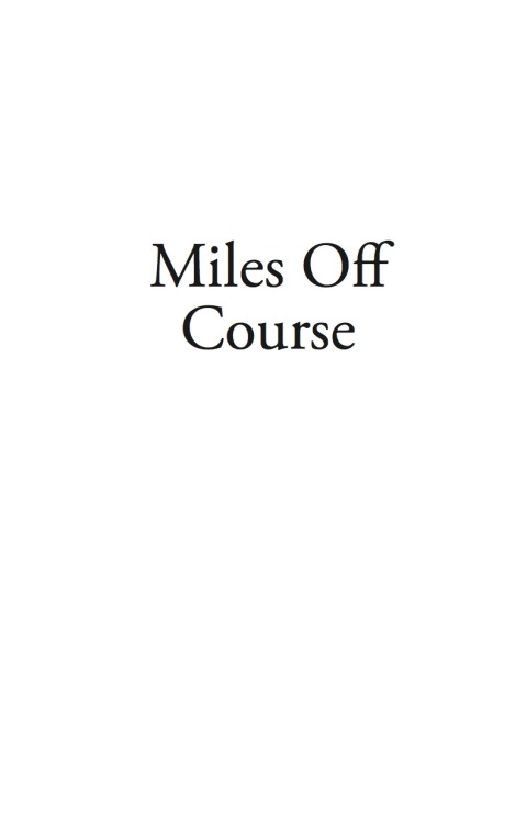 Cover image for book Miles Off Course
