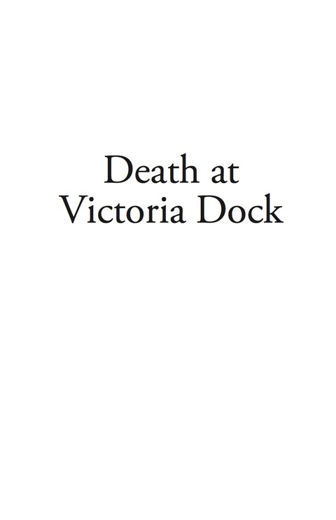 Cover image for book Death at Victoria Dock