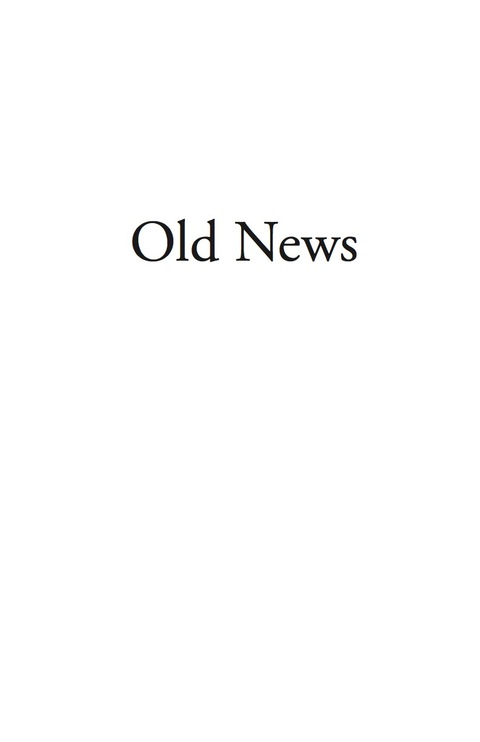 Cover image for book Old News