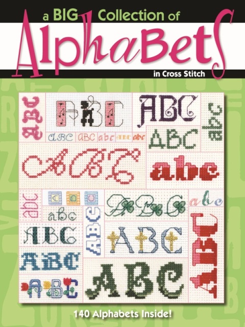 Cover image for book A Big Collection of Alphabets in Cross Stitch