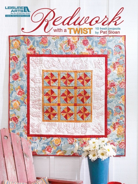 Cover image for book Redwork With a Twist Quilt