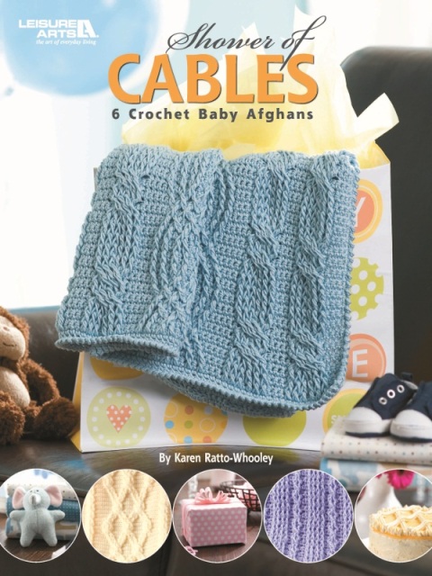 Cover image for book Shower of Cables Afghan Crochet