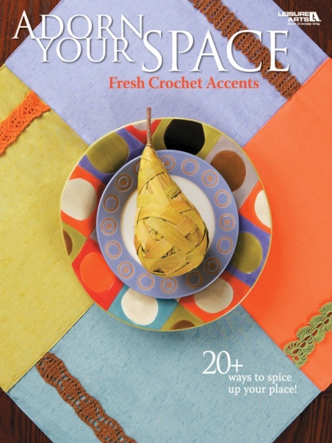 Cover image for book Adorn Your Space Crochet