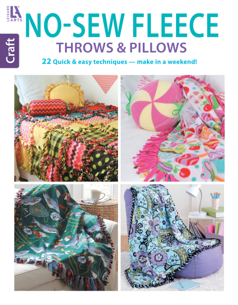 Cover image for book No-Sew Fleece Throws & Pillows