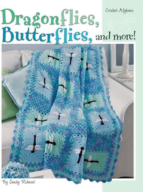Cover image for book Dragonflies Butterflies And More Crochet