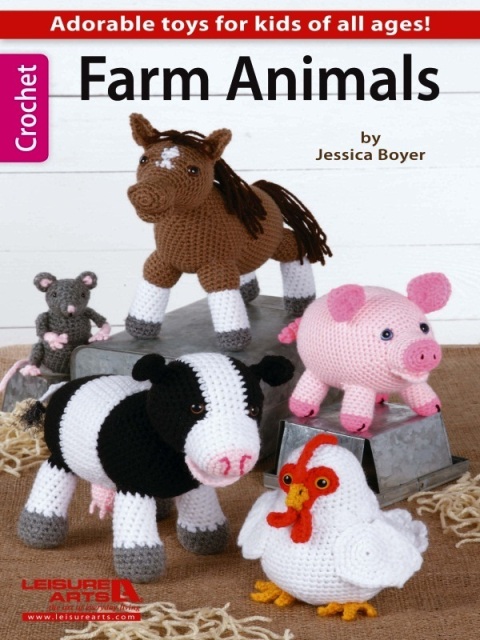 Cover image for book Crochet Farm Animals