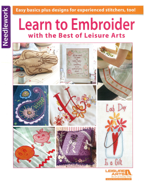 Cover image for book Learn to Embroider with the Best of Leisure Arts