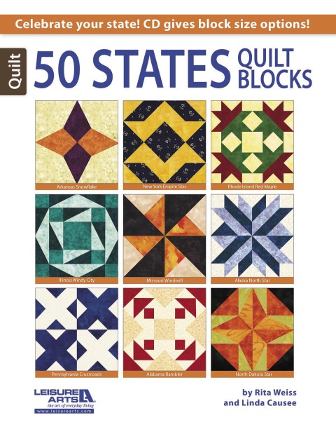 Cover image for book 50 States Quilt Blocks