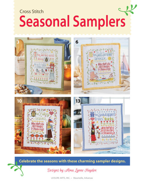 Cover image for book Seasonal Samplers Cross Stitch