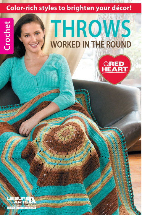 Cover image for book Crochet Throws Worked in the Round
