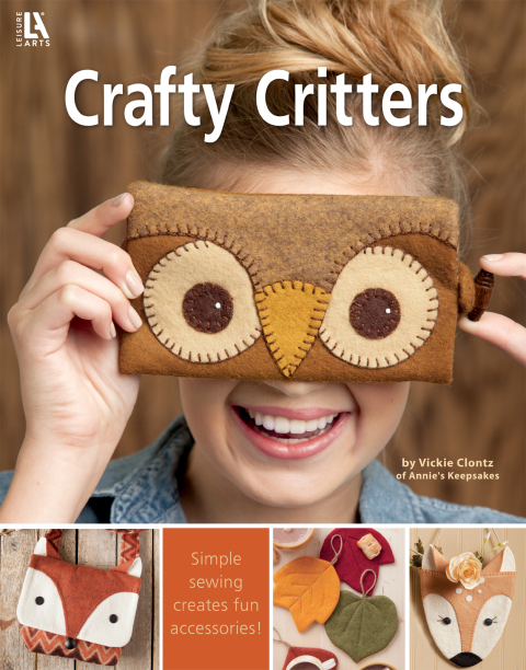 Cover image for book Felt Crafty Critters