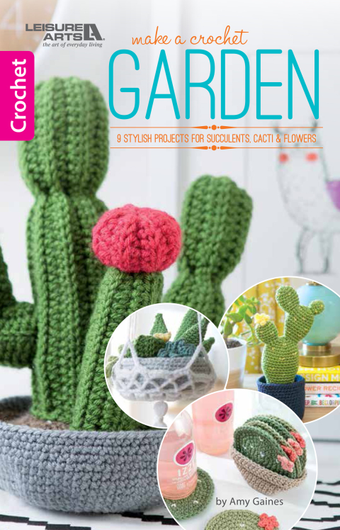 Cover image for book Make A Crochet Garden