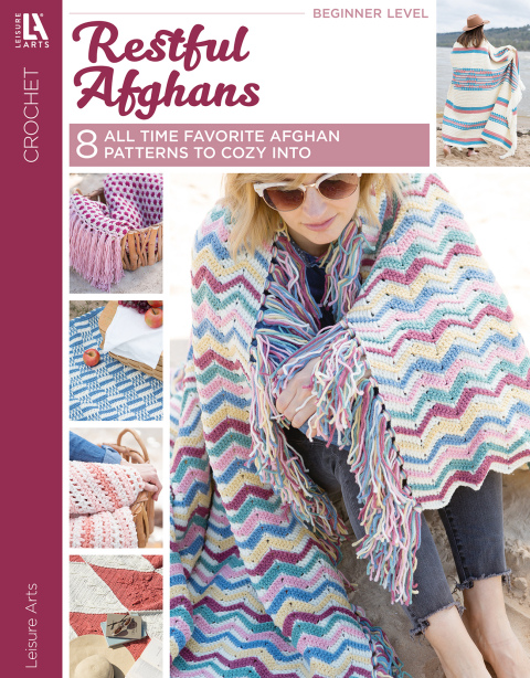 Cover image for book Restful Afghans Crochet