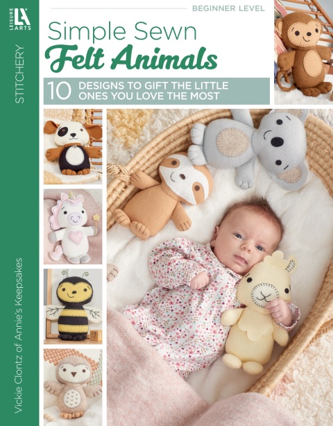 Cover image for book Simple Sewn Felt Animals