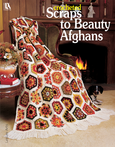 Cover image for book Crocheted Scraps to Beauty Afghans