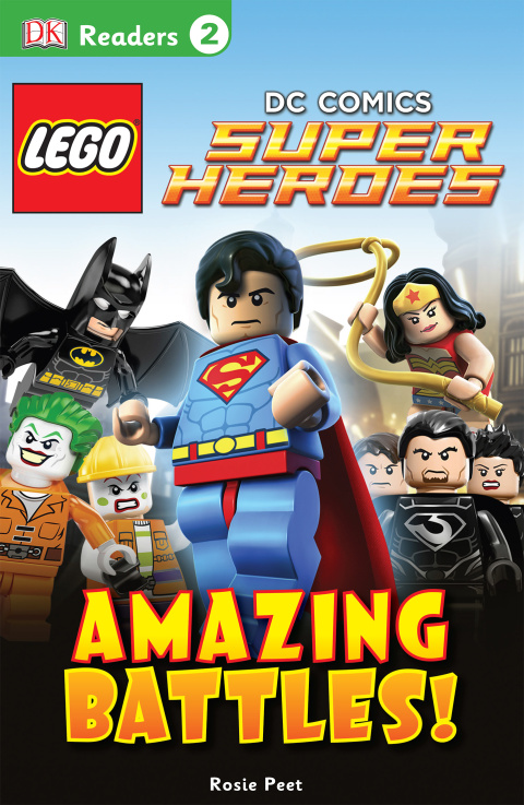 Cover image for book DK Readers L2: LEGO® DC Comics Super Heroes: Amazing Battles!