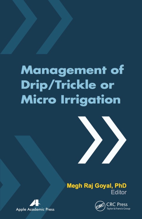 Management of Drip/Trickle or Micro Irrigation