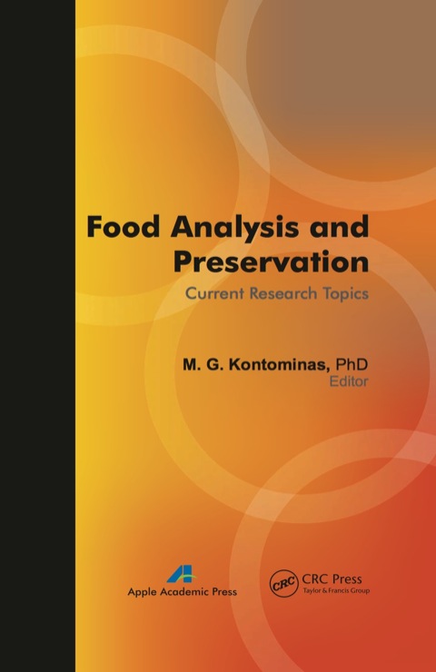 Cover image for book Food Analysis and Preservation