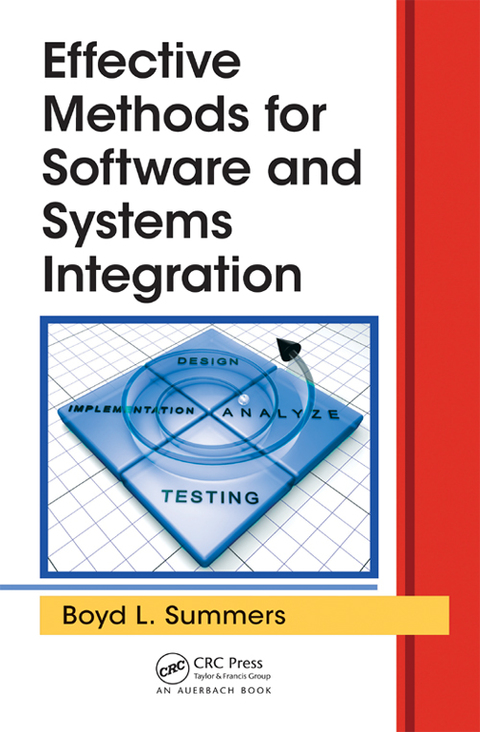 Cover image for book Effective Methods for Software and Systems Integration