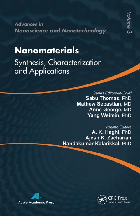Nanomaterials Synthesis, Characterization, and Applications