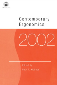 Cover image: Contemporary Ergonomics 2002 1st edition 9781138433106