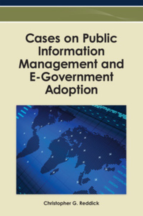 Cover image for book Cases on Public Information Management and E-Government Adoption