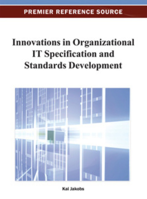Cover image for book Innovations in Organizational IT Specification and Standards Development
