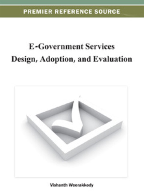Cover image for book E-Government Services Design, Adoption, and Evaluation